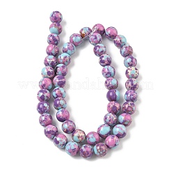 Synthetic Imperial Jasper Dyed Beads Strands&nbsp;G-D077-A01-03P