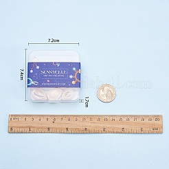 Electroplate Cowrie Shell Links&nbsp;SSHEL-SC0001-01G