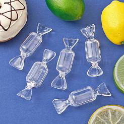 プラスチックビーズ収納ケース  キャンディ  透明  8.7x2.3x2.6cm&nbsp;CON-YW0001-39
