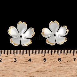 5-Petal ABS Plastic Imitation Pearl Bead Caps&nbsp;KY-F024-01