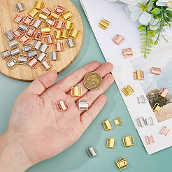 60色の合金ビキニクリップ3個  ブラの留め具交換パーツ  ランジェリースナップ閉鎖  14x14.5x3mm  穴：10.5x2mm  20個/カラー&nbsp;FIND-FH0016-51