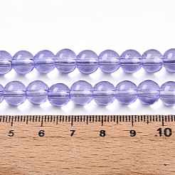Baking Paint Transparent Glass Beads&nbsp;X1-DGLA-N006-8mm-06