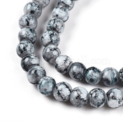 Baking Paint Glass Beads Strands&nbsp;DGLA-N003-4mm-A06