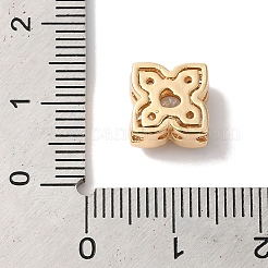 Brass Micro Pave Clear Cubic Zirconia Beads&nbsp;KK-G503-12G