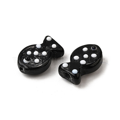 Handmade Lampwork Enamel Beads&nbsp;LAMP-S079-06-1