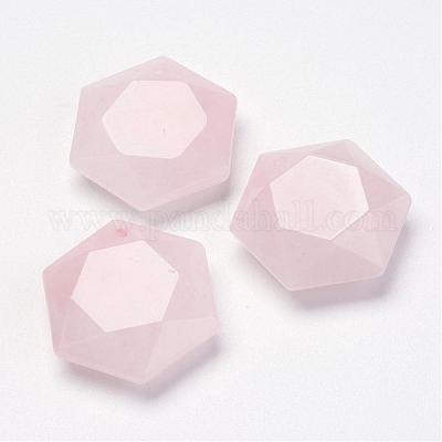 Natural Rose Quartz Pendants&nbsp;G-P264-08-1