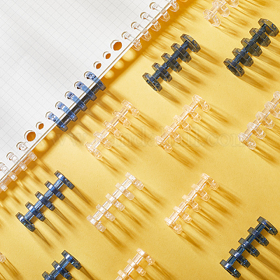 18Pcs 3 Colors Platic Binding Combs&nbsp;FIND-GF0005-17A-1
