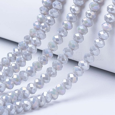 Electroplate Glass Beads Strands&nbsp;EGLA-A034-P2mm-B11-1