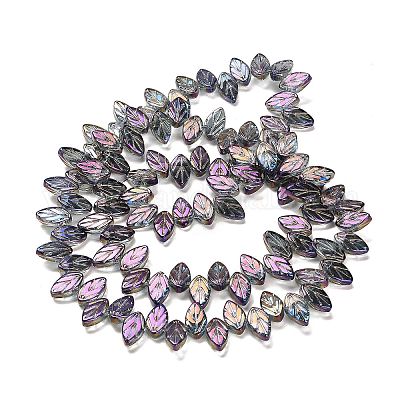 Electroplate Glass Beads Strands&nbsp;EGLA-B004-02A-FR05-1