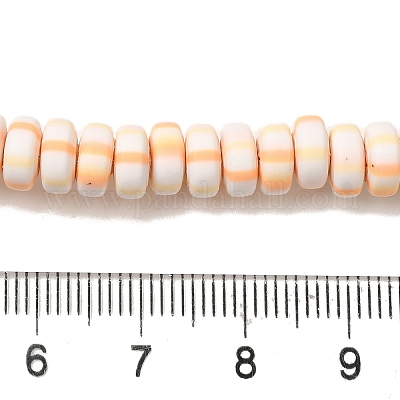 Polymer Clay Beads Strands&nbsp;CLAY-H006-02F-1