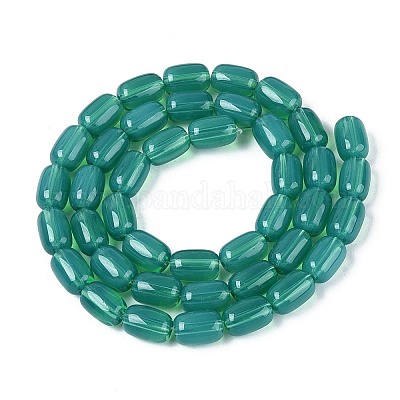 Imitation Jade Glass Beads Strands&nbsp;GLAA-T028-14J-A04-1