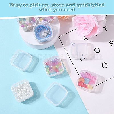 Transparent Plastic Bead Containers&nbsp;CON-YW0001-04-1