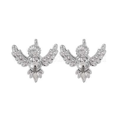 Brass Stud Earrings&nbsp;EJEW-D288-17P-1
