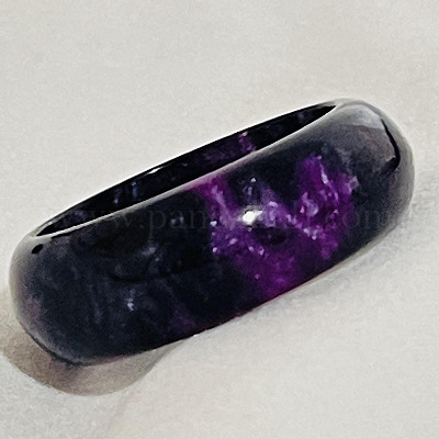 アクリル指指輪  リング  インディゴ  usサイズ7（17.3mm）&nbsp;FS-WG232A0-09-1