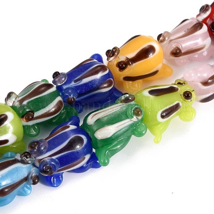 Handmade Lampwork Beads Strands LAMP-I022-13-1