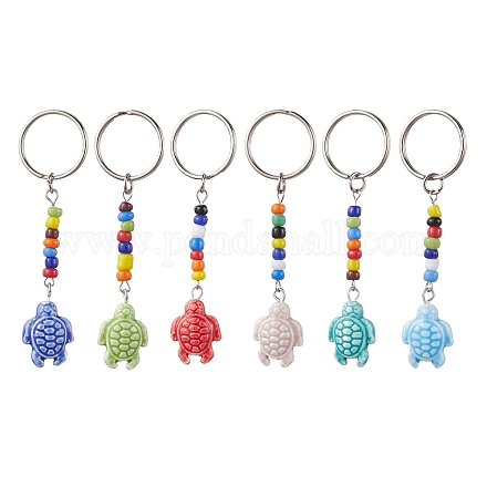 Handmade Procelain Keychain&nbsp;KEYC-MZ00002-1