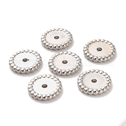 CCBプラスチックビーズ  フラットラウンド  プラチナ  13mm  穴：1.9mm&nbsp;CCB-U001-21A-P-1