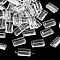 K9 Glass, Imitation Austrian Crystal Beads, Grade AAA, Faceted, Rectangle, Clear, 8x14x5.5mm, Hole: 0.9~1mm
