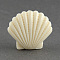 Synthetic Coral Beads, Shell, Dyed, Beige, 14x15x7.5mm, Hole: 2mm