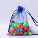 Rectangle Organza Drawstring Bags&nbsp;CON-PW0001-054B-03-1