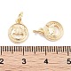 Brass Charms&nbsp;KK-P271-29G-3