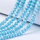 Electroplate Glass Beads Strands&nbsp;EGLA-A034-P1mm-B15-1