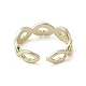 Brass Adjustable Open Rings&nbsp;RJEW-K257-67G-3