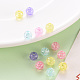 Transparent Crackle Acrylic Beads&nbsp;X-MACR-S370-G8mm-6