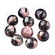 Natural Rhodonite Cabochons&nbsp;G-P393-R68-12MM-1