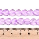 Transparent Glass Beads Strand&nbsp;GLAA-F112-01B-3