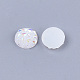 樹脂カボション  半円  ホワイト  12x3~3.5mm&nbsp;CRES-T012-01A-3