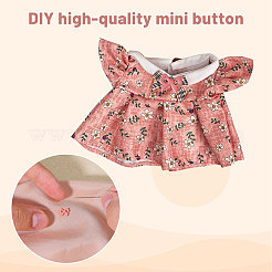 120Pcs 12 Colors Mini Resin Button&nbsp;FIND-GL0002-02