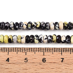 Natural Yellow Turquoise(Jasper) Beads Strands&nbsp;G-T140-82