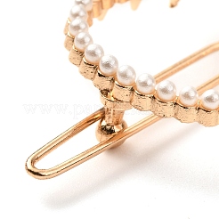 Imitation Pearl Iron Alligator Hair Clips Sets&nbsp;PHAR-P005-14