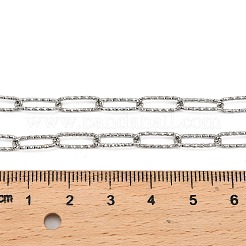 304 Stainless Steel Paperclip Chains&nbsp;CHS-A016-09P-A
