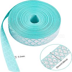Polyester Grosgrain Glitter Ribbon&nbsp;OCOR-BC0001-10