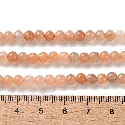 Natural Multi-Moonstone Beads Strands&nbsp;G-F828-A01-4mm