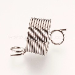 ステンレス製の指ぬき指輪  ステンレス鋼色  サイズ6~7  16~17mm  11~12mm  穴：6mm  2個/セット&nbsp;TOOL-WH0074-C01