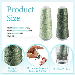 2 Rolls 2 Colors Cotton Cord&nbsp;OCOR-TA0003-47D