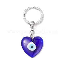 Handmade Lampwork Evil Eye Pendants Keychain&nbsp;KEYC-JKC00363