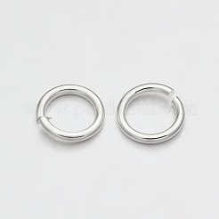 真鍮製オープンタイプ丸カン  ラウンド  銀  21ゲージ  4x0.7mm  内径：2.2mm  約11427個/480g&nbsp;LS-KK-E647-17S-4mm