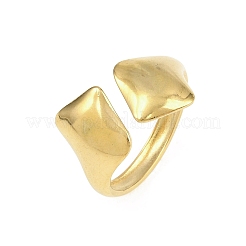 304 Stainless Steel Cuff Open Rings for Women&nbsp;RJEW-A102-10A-G