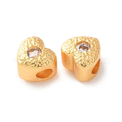 Brass Pave Cubic Zirconia Beads&nbsp;KK-C157-37G