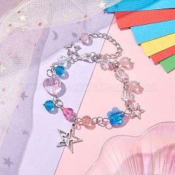 Alloy Star Charms Braclets&nbsp;BJEW-JB10230