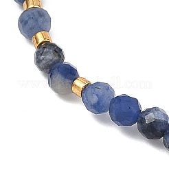 Adjustable Glass Seed & Natural Gemstone Beads Slider Bracelets for Women&nbsp;BJEW-JB13634