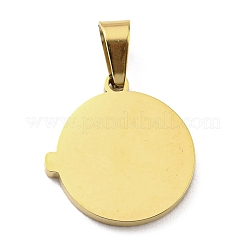 Ion Plating(IP) 316L Surgical Stainless Steel Pendants&nbsp;STAS-M317-07G