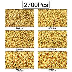 2700Pcs 6 Styles CCB Plastic Beads&nbsp;KY-CJ0001-57