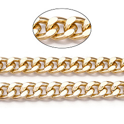 Aluminum Faceted Curb Chains&nbsp;CHA-N003-47KCG