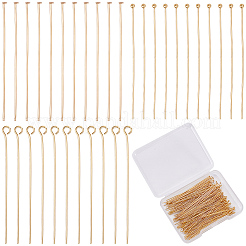 120Pcs 3 Colors Brass Eye Pins&nbsp;KK-BBC0024-32