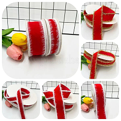 10 Yards 2 Styles Red Velvet Ribbon&nbsp;OCOR-WR0001-38B